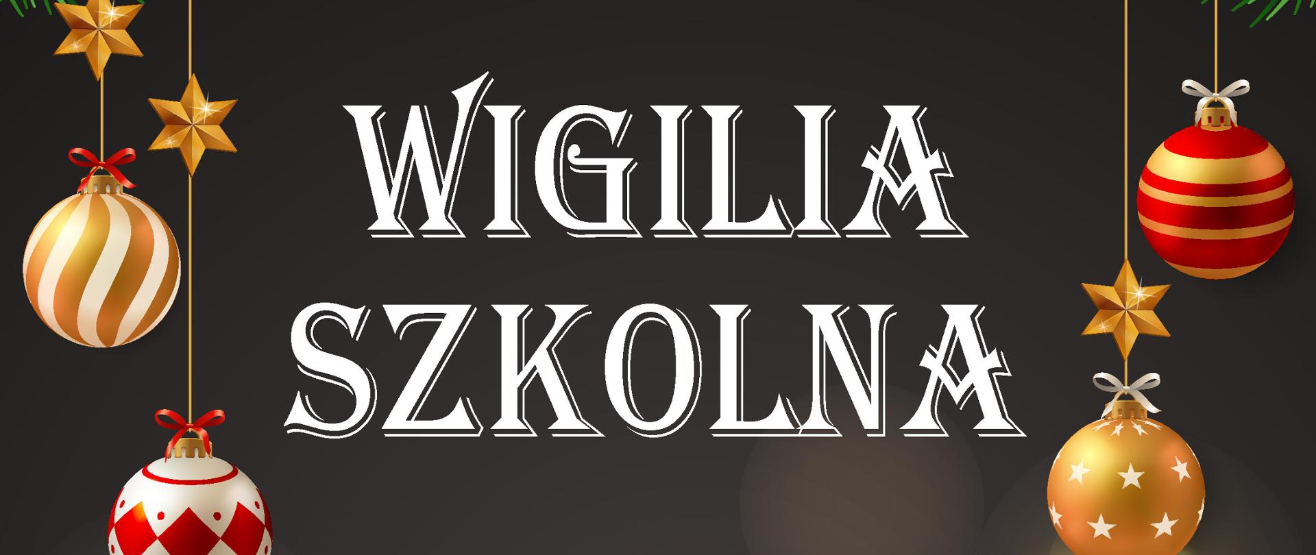 Plakat o treści: PSM I i II stopnia im. Z. Noskowskiego - Wigilia szkolna - 17 grudnia 2025