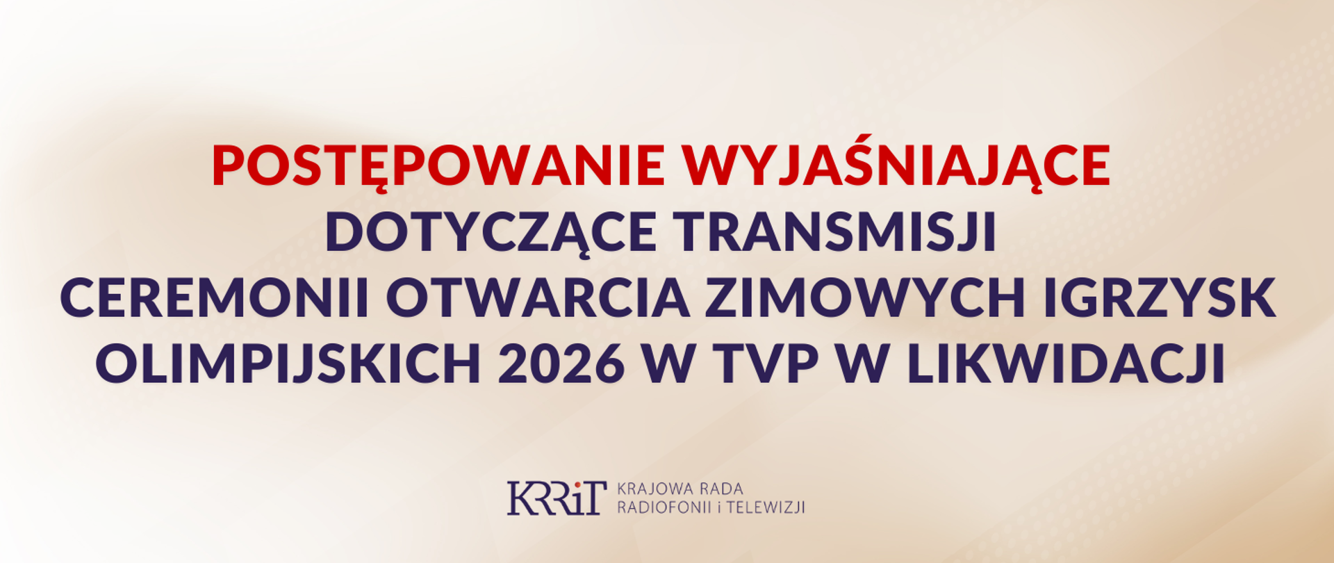 Postępowanie wyjaśniające IO 2026