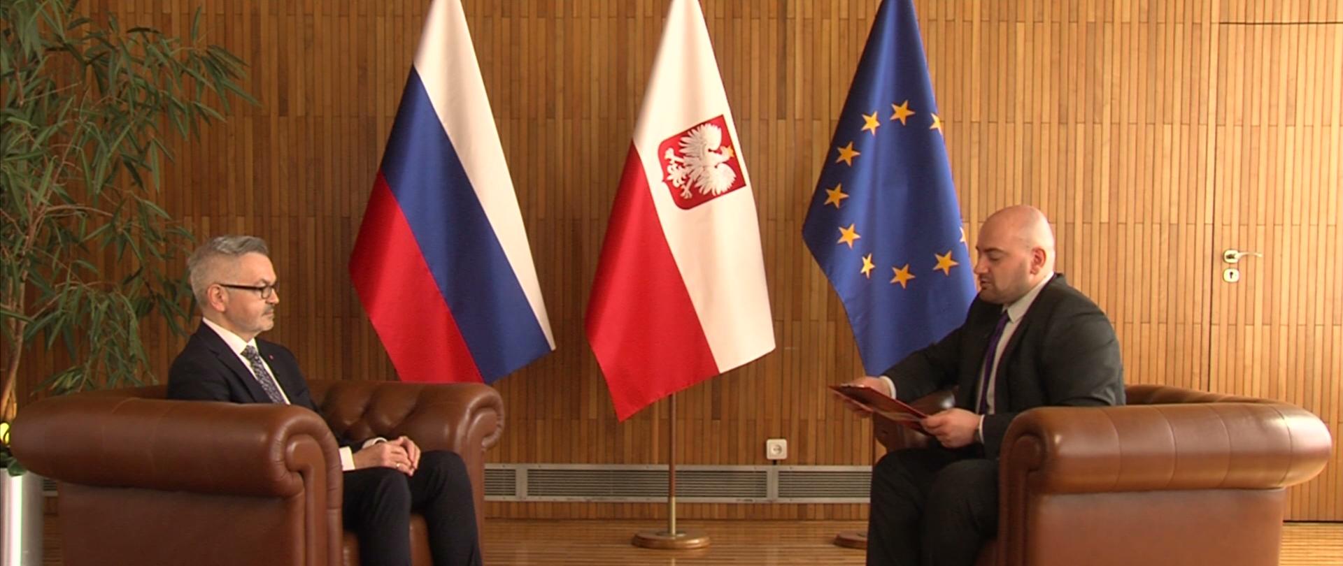 Wywiad Ambasadora RP Krzysztofa Krajewskiego dla korespondentów polskich mediów w Rosji