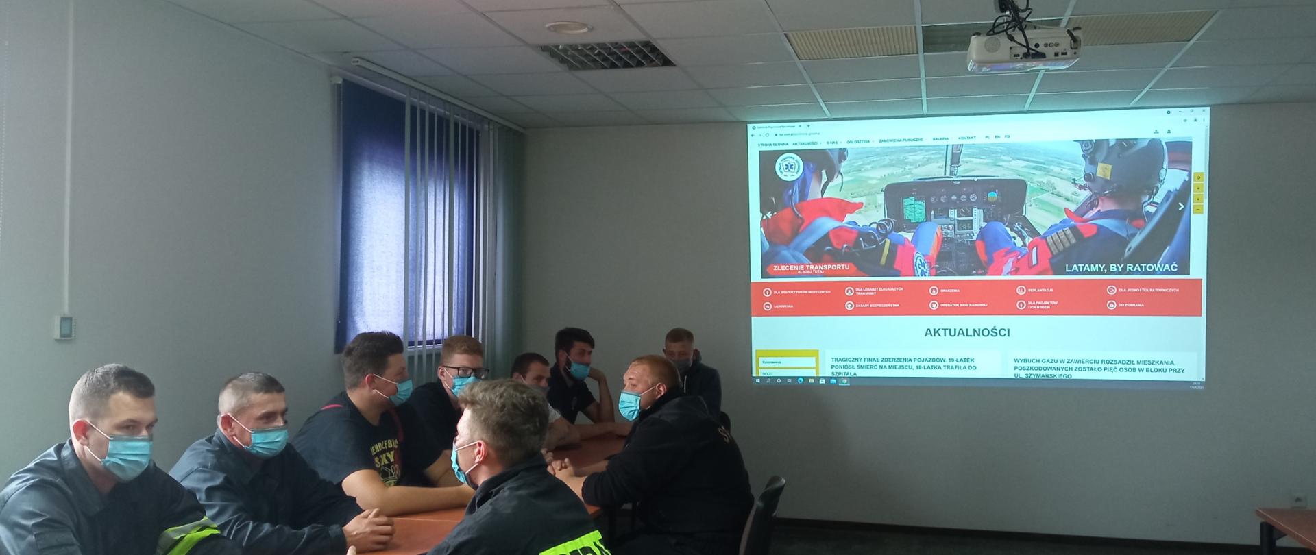 Szkolenie z zakresu współdziałania z Lotniczym Pogotowiem Ratunkowym