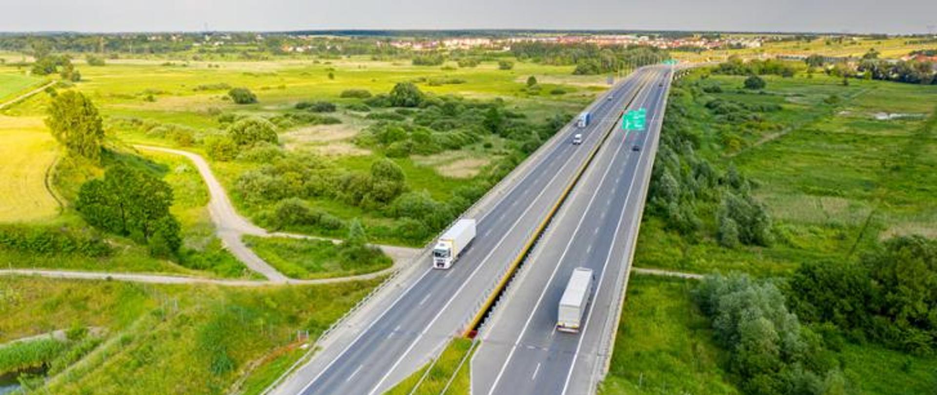 Fragment drogi krajowej