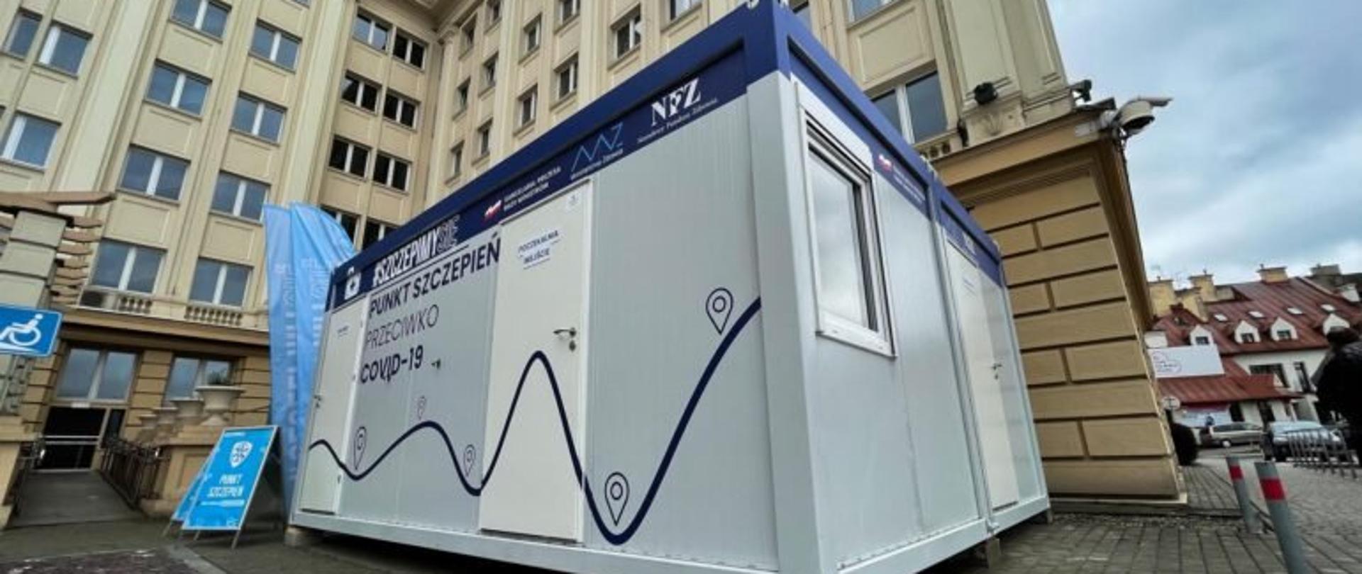 Grafika dotycząca Mobilnego Punktu Szczepień