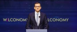 Premier Mateusz Morawiecki podczas XXX edycji Welconomy Forum w Toruniu.