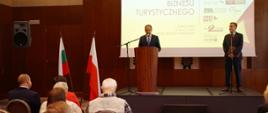Wiceminister Andrzej Gut-Mostowy otworzył Bułgarsko-Polskie Forum Biznesu Turystycznego - minister przemawia przed zebranymi