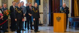 Uroczystość zdania obowiązków oraz powołanie Komendanta Miejskiego we Włocławku