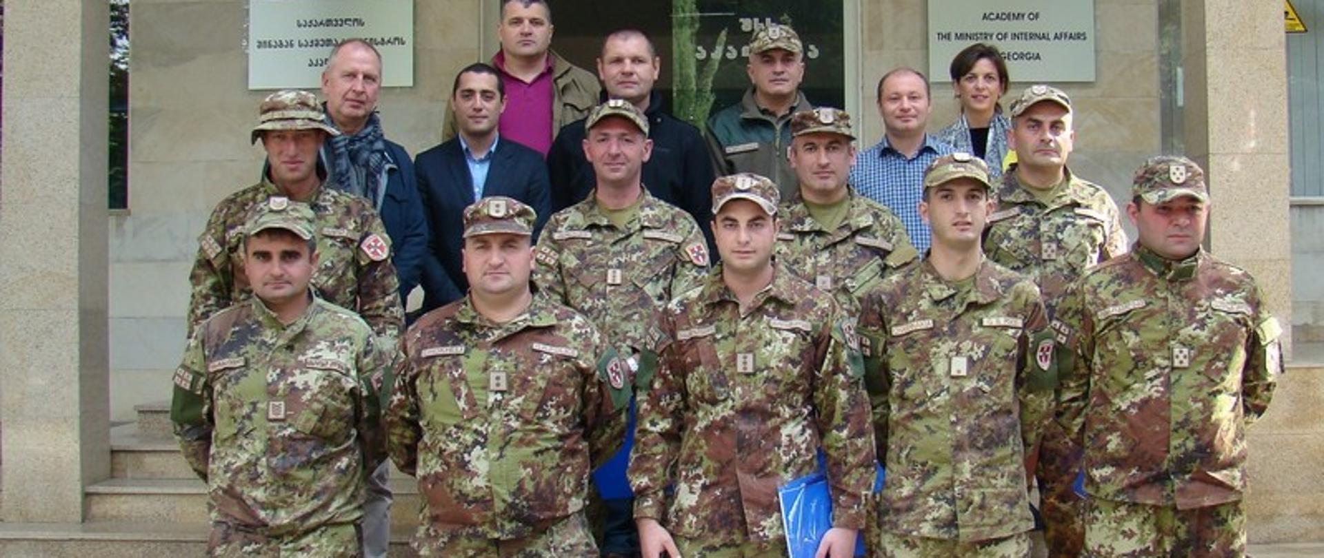 Szkolenia na rzecz budowania potencjału oraz wzmacniania instytucjonalnego Policji Granicznej Gruzji