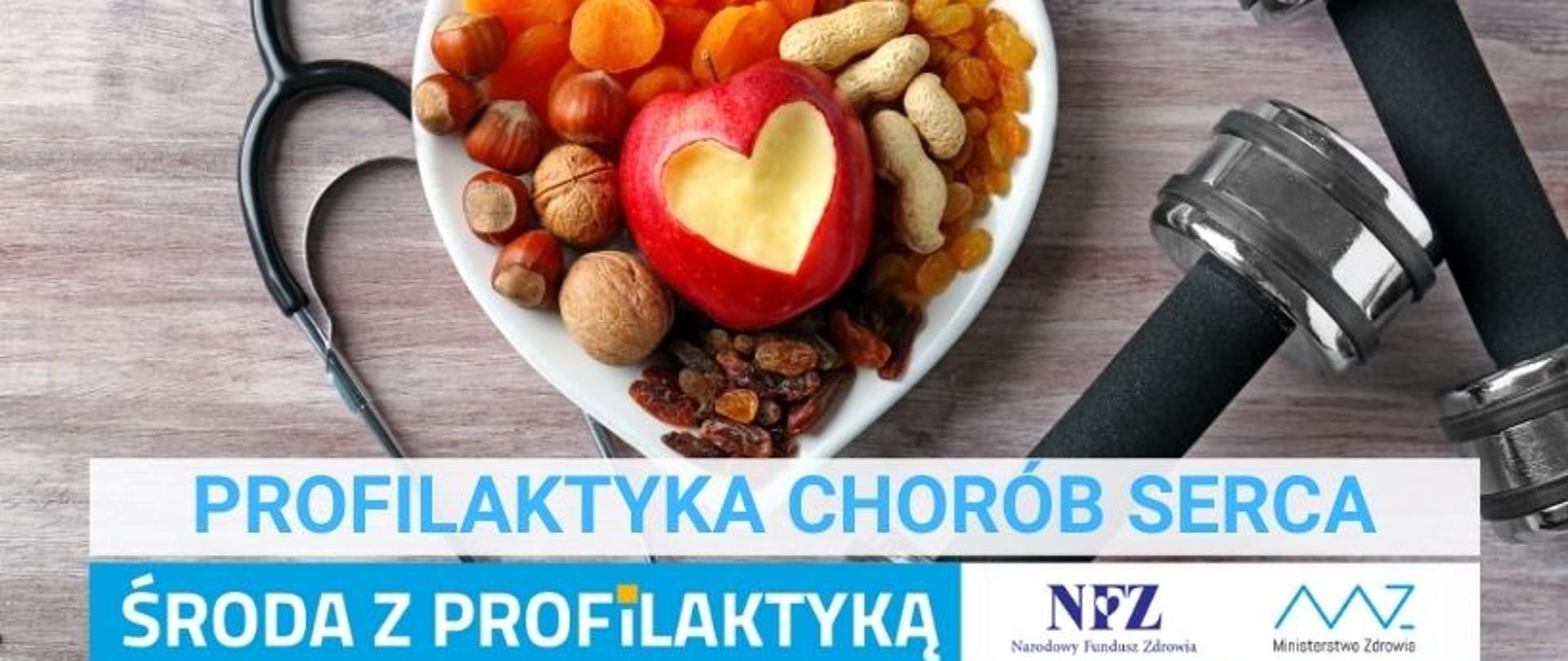 serce, warzywa, owoce, hantle, 