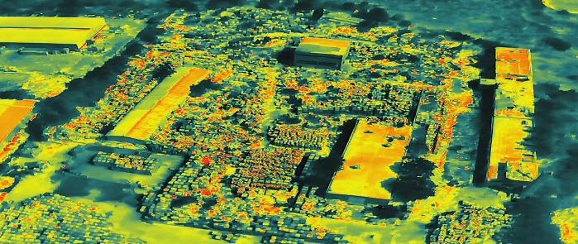 HotIron - Zdjęcie z kamery termowizyjnej podczas ćwiczeń.