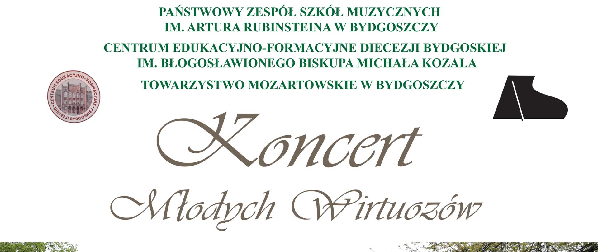 Plakat przedstawia budynek domu polskiego, szarego koloru z ceglanym dachem przed budynkiem rosną żóte tulipany na dole informacja o koncercie 20 mkarca 2024 o godz. 17.00