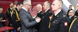 Powołanie Warmińsko-Mazurskiego Komendanta Wojewódzkiego PSP oraz wręczenie odznaczeń 