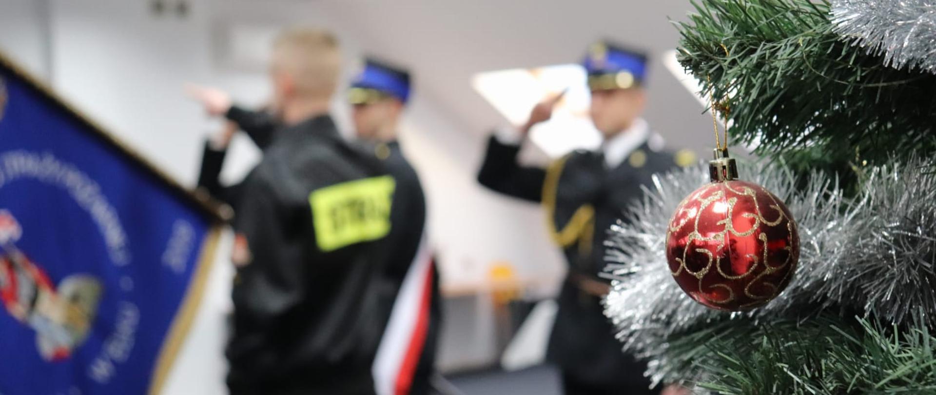 Spotkanie opłatkowe w Komendzie Powiatowej PSP w Ełku