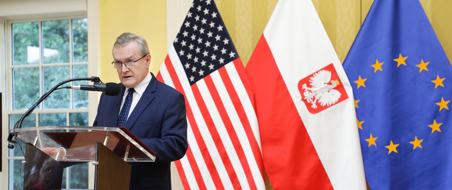 Uroczystość z okazji 231. rocznicy uchwalenia Konstytucji 3 maja w rezydencji ambasadora RP w Stanach Zjednoczonych Marka Magierowskiego, fot. Danuta Matloch