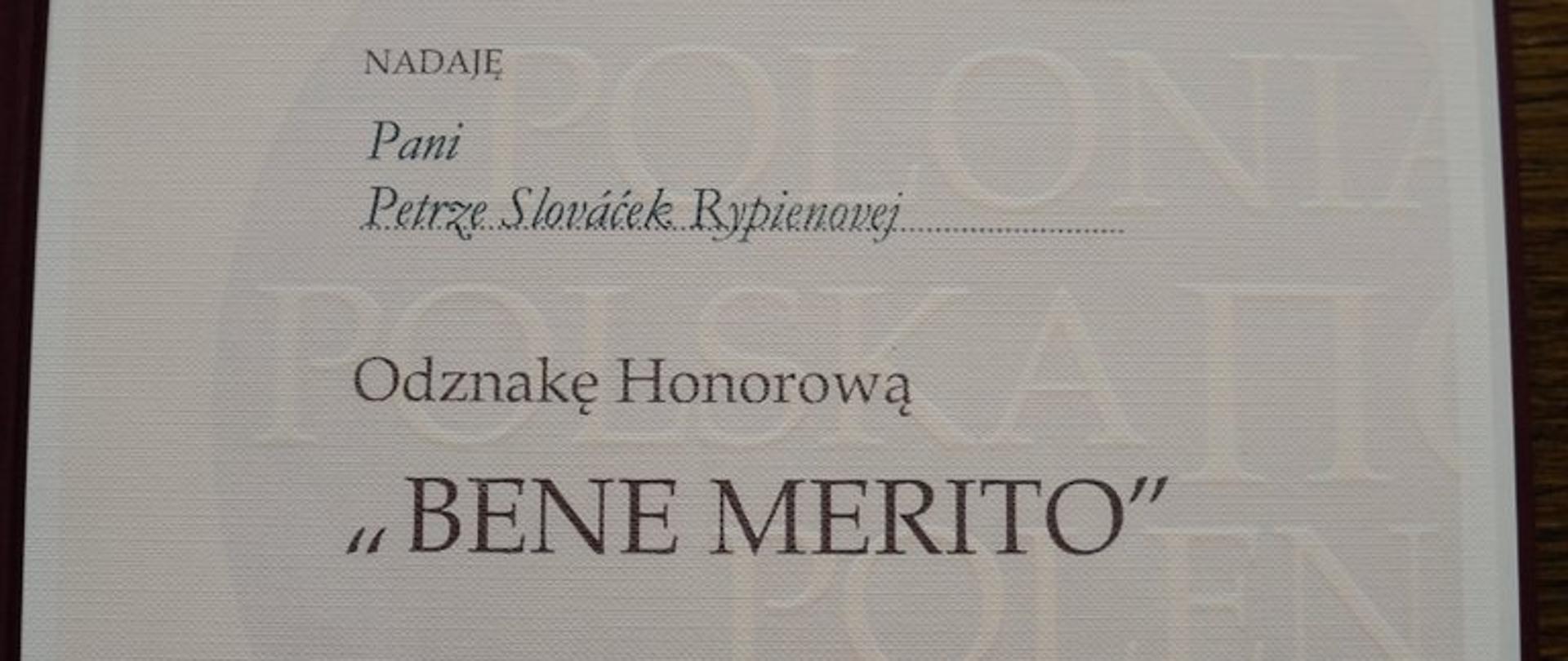 Odznaczenia Honorowe Ministerstwa Spraw Zagranicznych