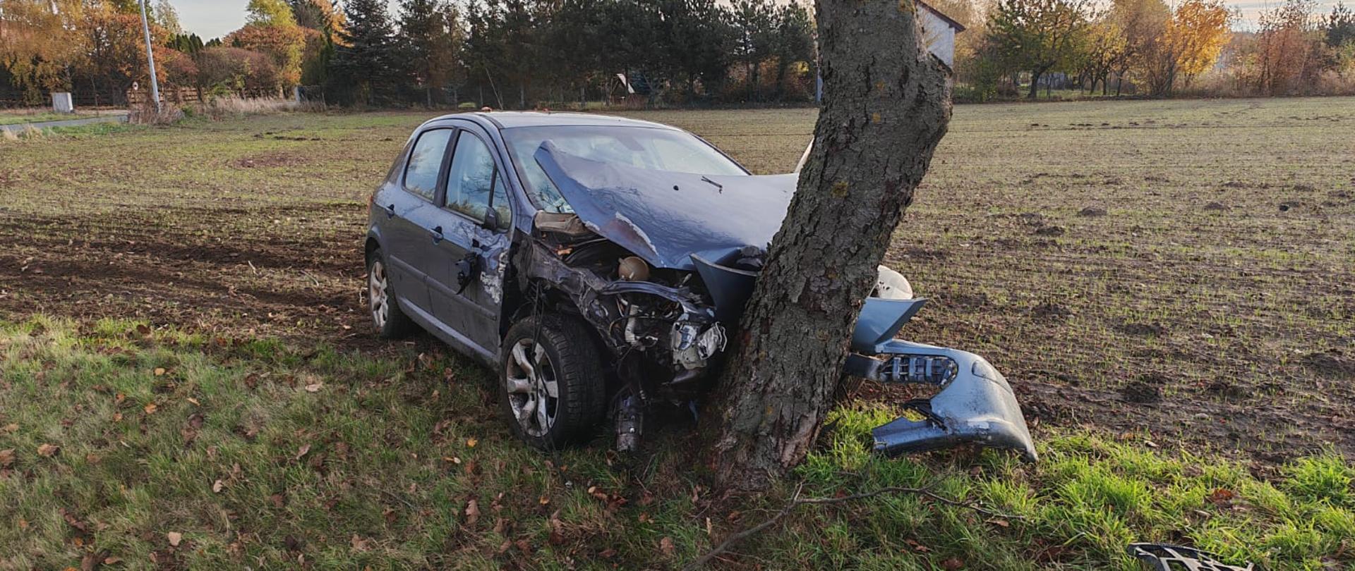 WYPADEK DROGOWY W MIEJSCOWOŚCI CZOŁOWO-KOLONIA