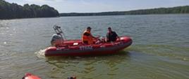 Patrol wodny na jeziorach w Trzciance