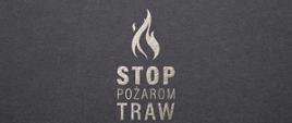 logo akcji stop pożarom traw.