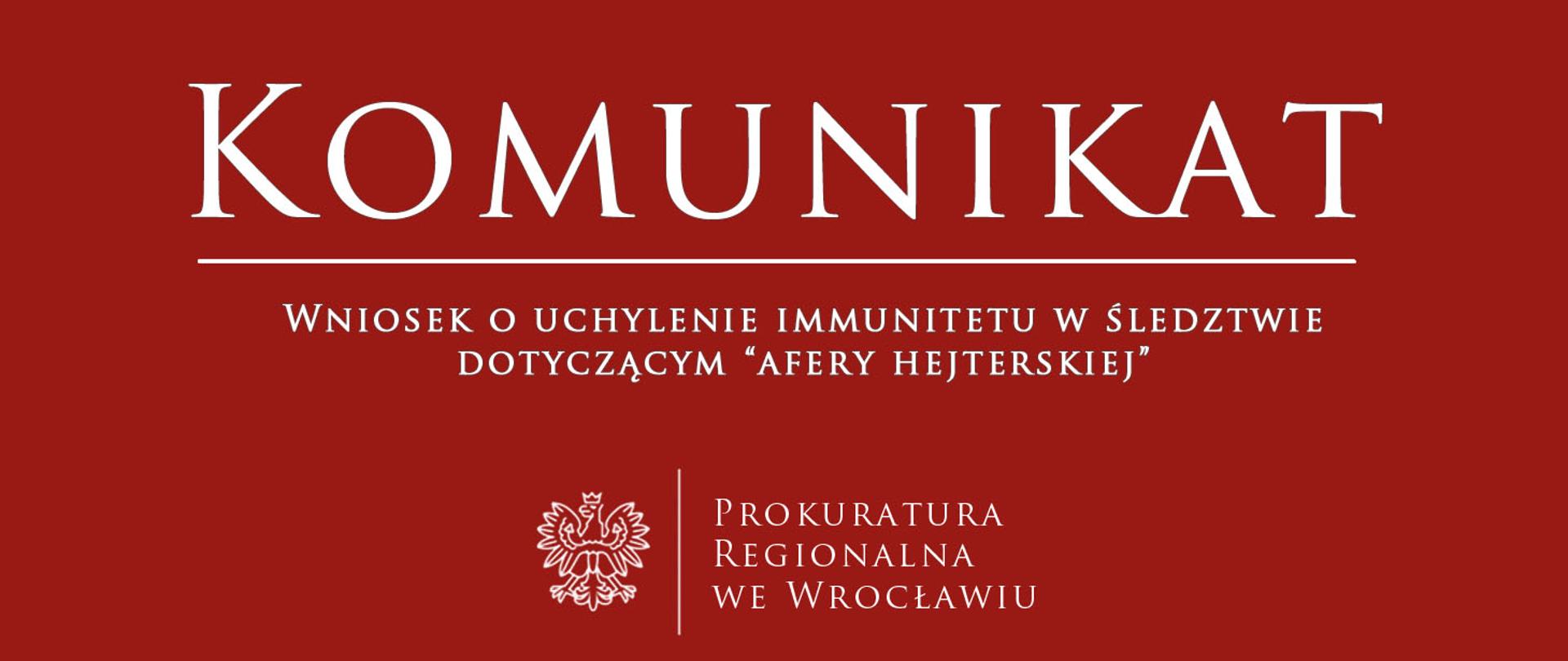 Wniosek o uchylenie immunitetu w śledztwie dotyczącym „afery hejterskiej”