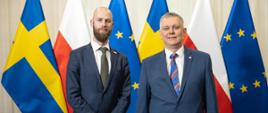 Szef MSWiA spotkał się z ministrem obrony cywilnej Szwecji