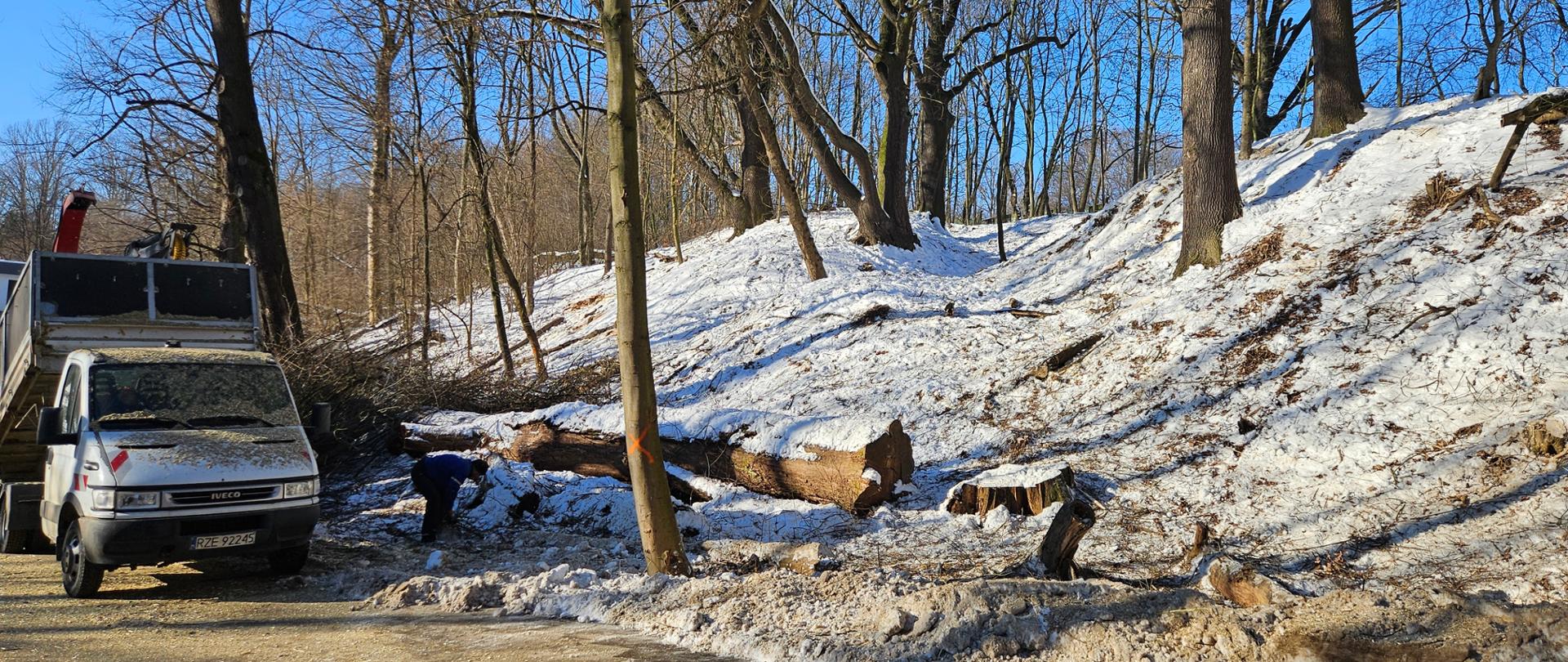 prace w Lisiej Górze