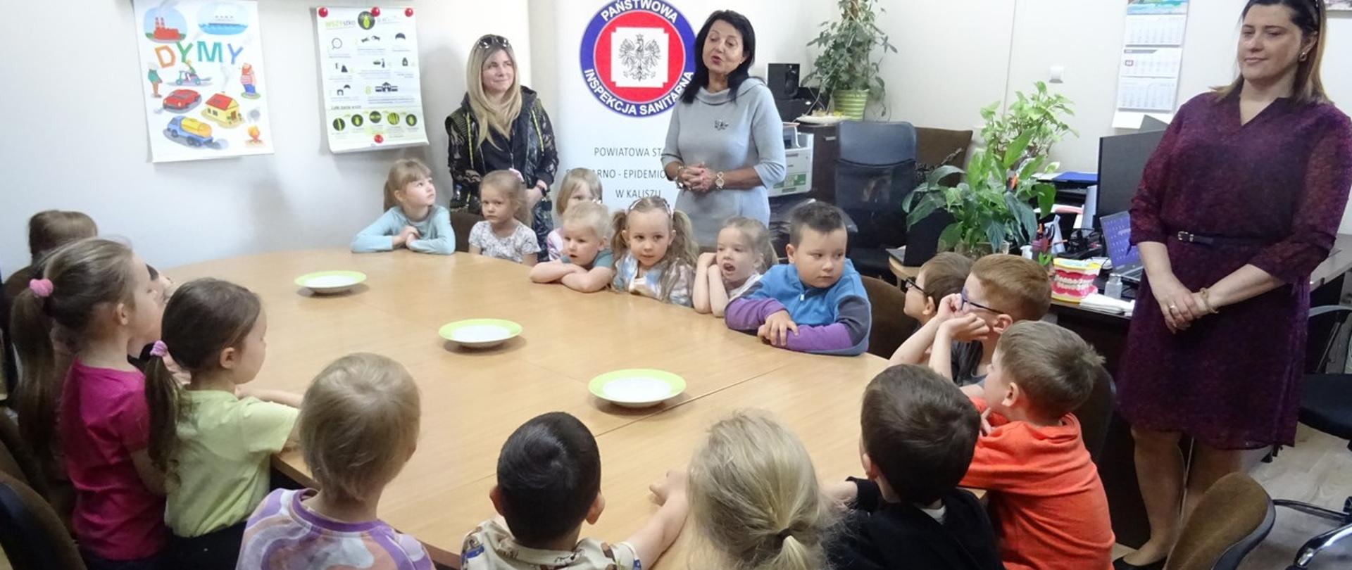 Spotkanie profilaktyczne z przedszkolakami z grupy „Konwalie”