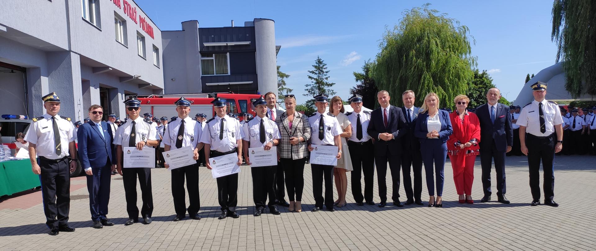 UROCZYSTE WRĘCZENIE PROMES DLA JEDNOSTEK PSP I OSP