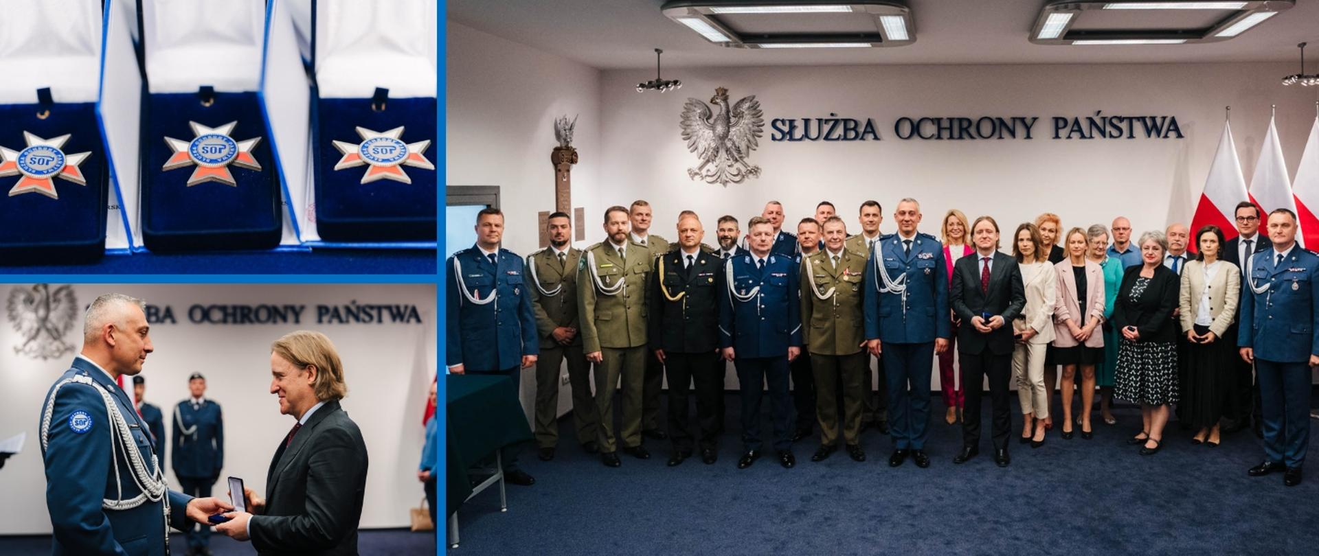 Pracownicy PIM MSWiA uhonorowani odznakami Służby Ochrony Państwa