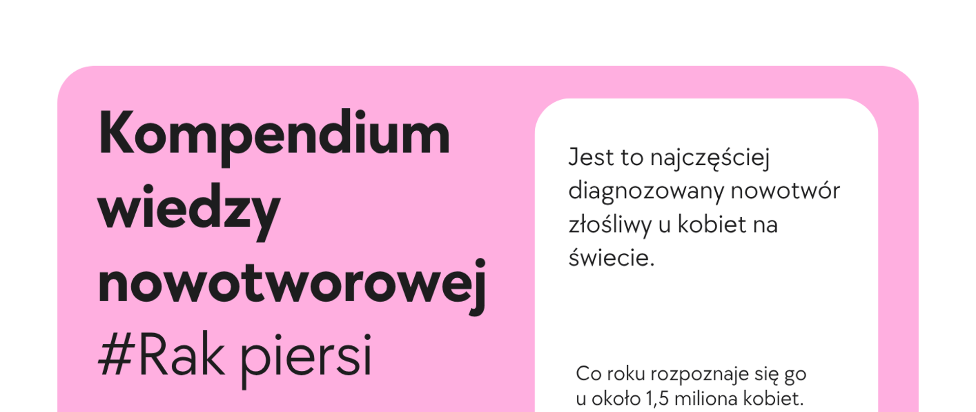 Kompendium wiedzy nowotworowej- rak piersi