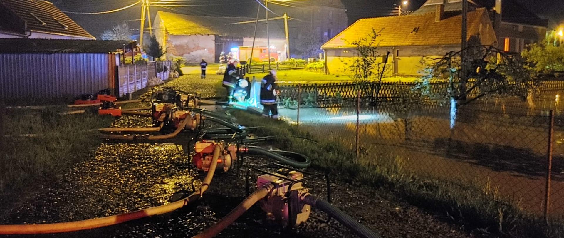 Podsumowanie zdarzeń związanych z podtopieniami na terenie gminy Grodków.