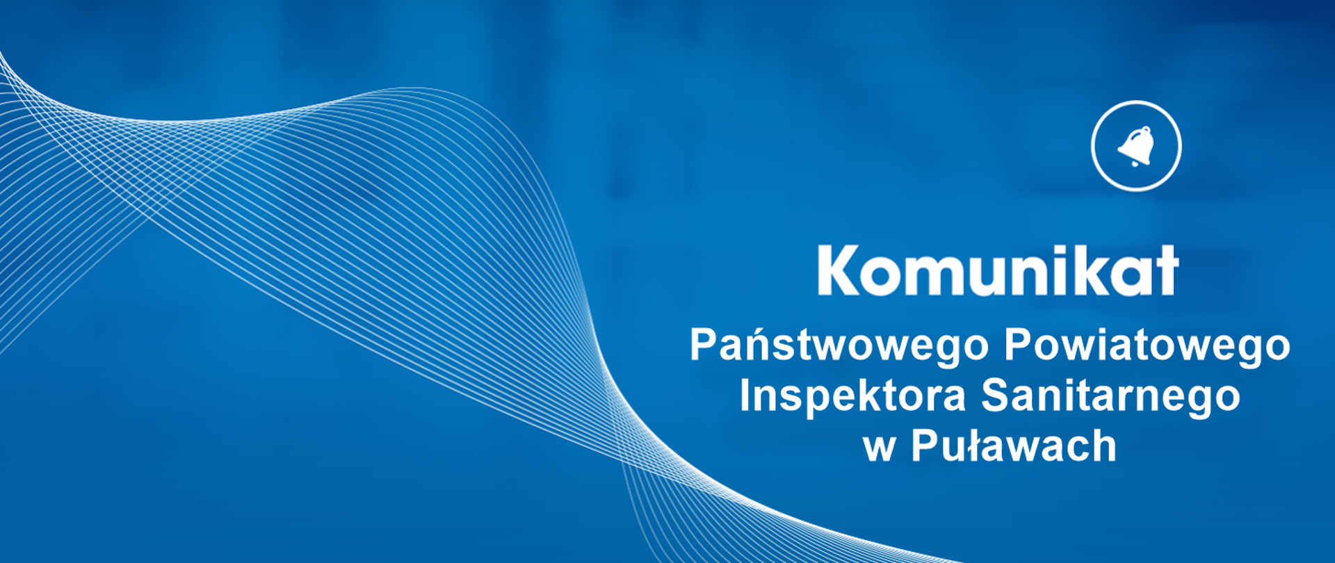napis Komunikat PPIS i logo dzwoneczka