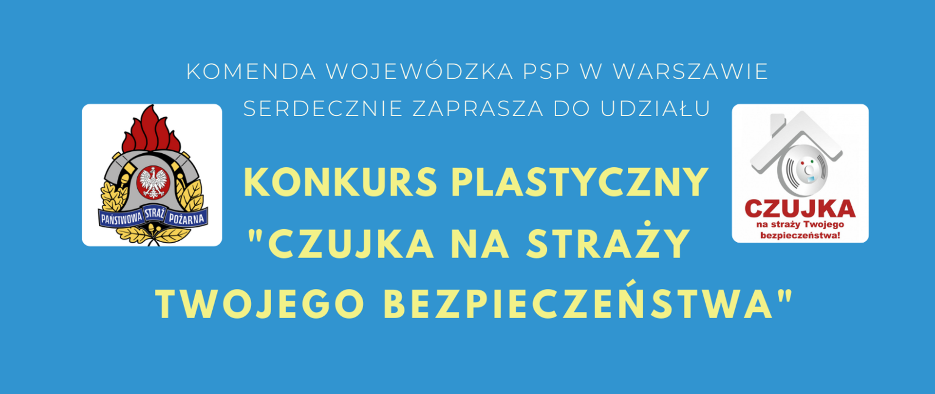 Logo konkursu "Czujka na straży twojego bezpieczeństwa"
