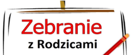 Grafika plakatu dot. zebrania z rodzicami 15.09.2025 r.