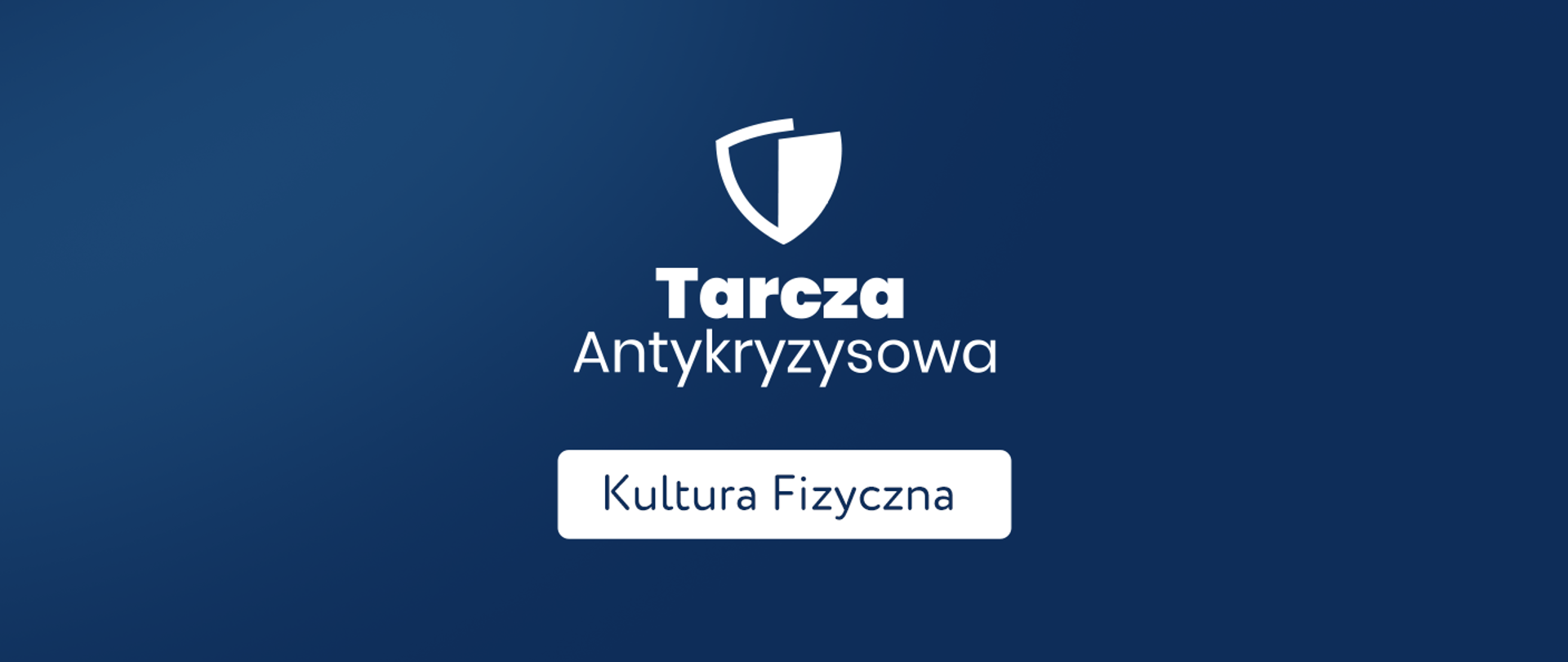 Tarcza antykryzysowa - kultura fizyczna
