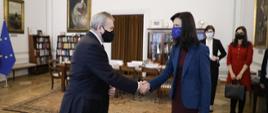 Wicepremier Piotr Gliński spotkał się z komisarz UE Mariją Gabriel, fot. Danuta Matloch