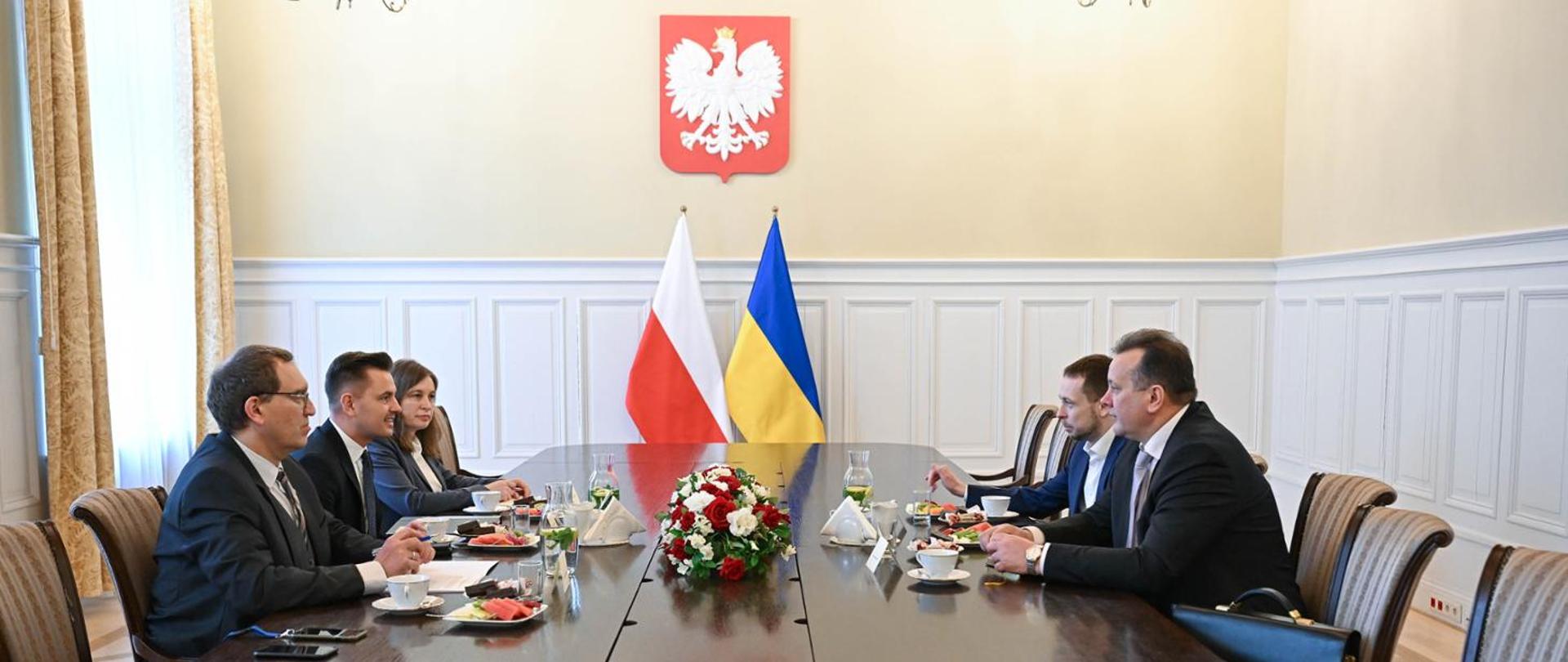 Meeting of Secretary of State at the Ministry of Justice Arkadiusz Myrcha with the Deputy Minister of Justice of Ukraine