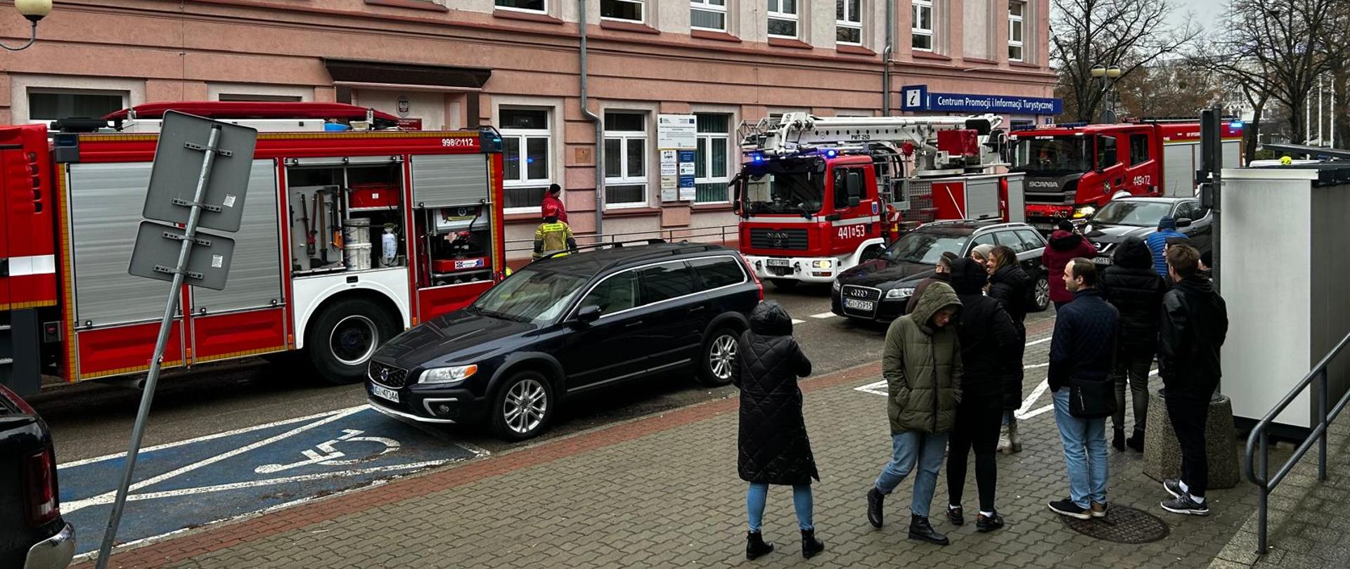 Ćwiczenia ewakuacyjne Starostwo Powiatowe w Giżycku