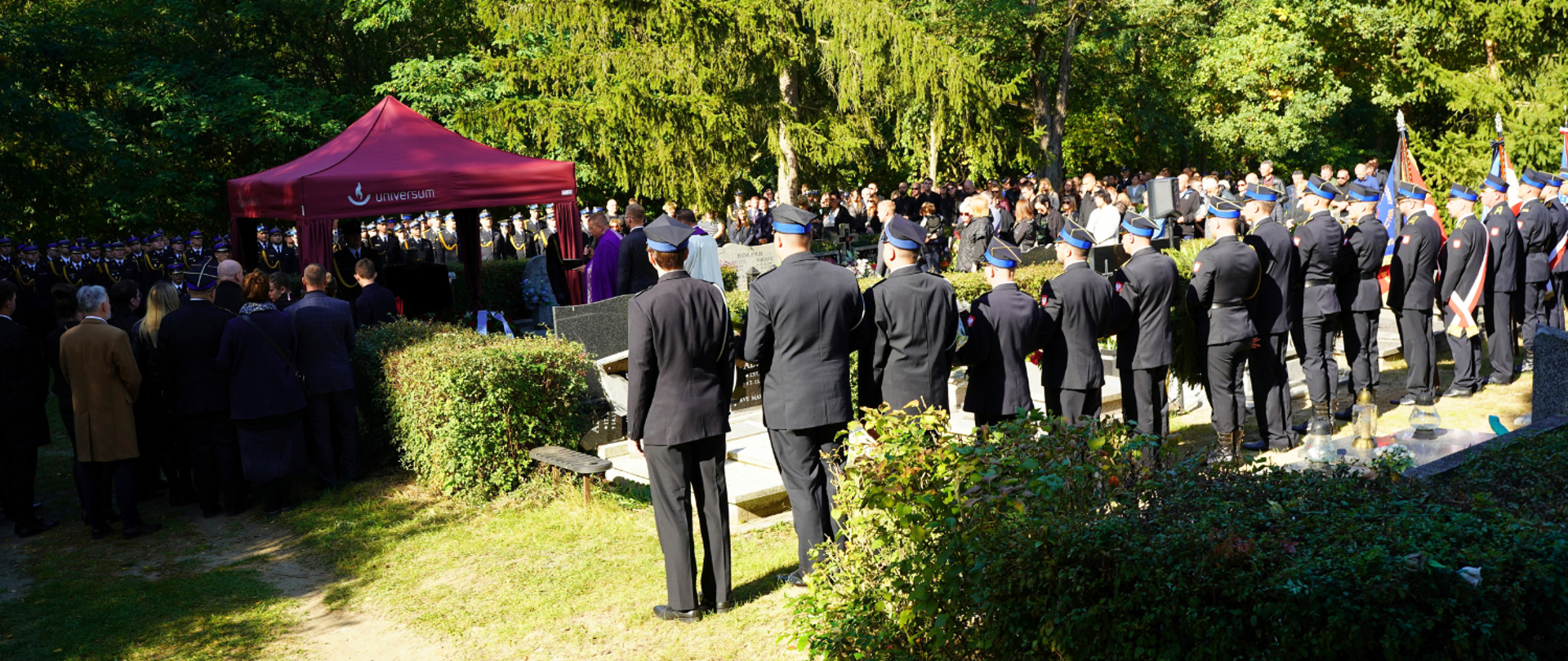 Ostatnie pożegnanie śp. asp. Tomasza Kijaka - KW PSP Poznań 