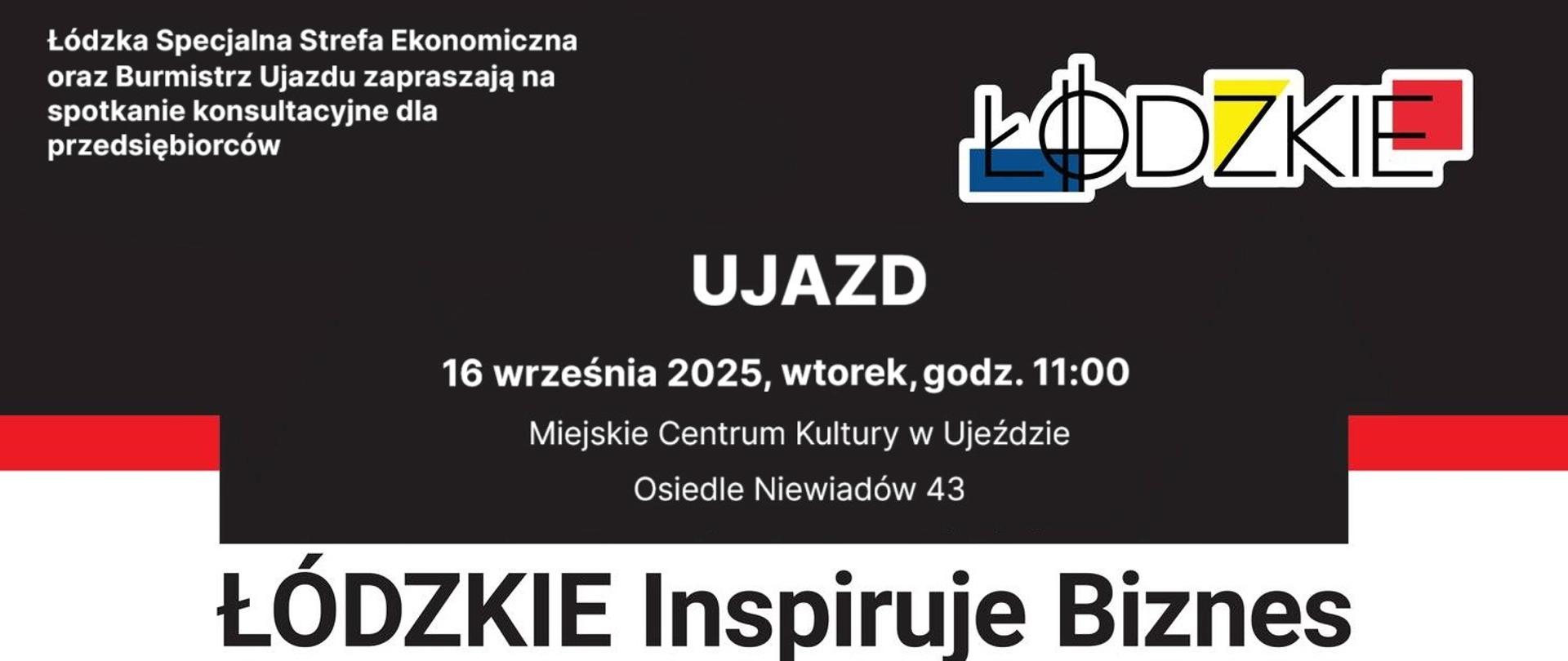 Łódzkie inspiruje biznes - Spotkanie dla przedsiębiorców 16 września w Ujeździe. HPK Polska Centralna zaprasza na stoisko dot. Horyzontu Europa