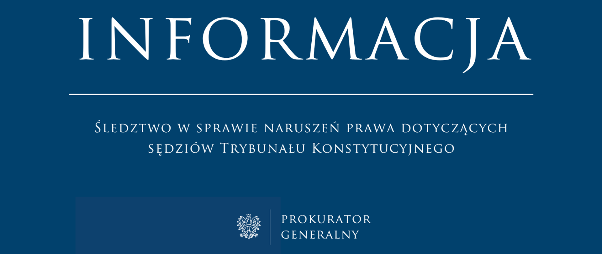 śledztwo w sprawie naruszeń prawa dotyczących sędziów Trybunału Konstytucyjnego