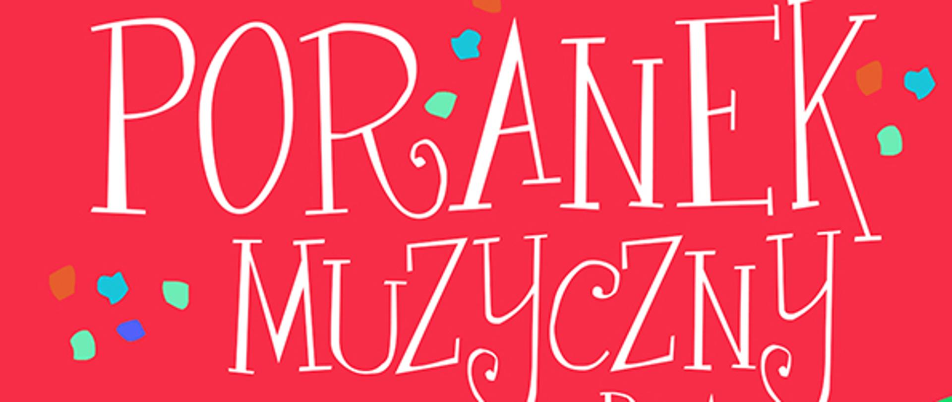 Tło koloru czerwonego. na dole plakatu niby-kura o ciele w kształcie fortepianu - koloru ciemnoczerwonego, w cętki różnokolorowe, z zielonym ogonem, dziobem, czubkiem oraz nogami. Od góry tekst: Państwowe Szkoła Muzyczna I stopnia im. Emila Młynarskiego w Augustowie zaprasza na spotkanie pt: Poranek Muzyczny dla dzieci. W programie: Maria Leończuk - poetka "O ptakach ze świata i ptakach swojakach "Muzyka różnych kompozytorów w wykonaniu naszych uczniów, Sobota, 29.04.2023 godzi. 11 Sala koncertowa PSM, Augustów, ul. Wybickiego 1, Wstęp Wolny.
