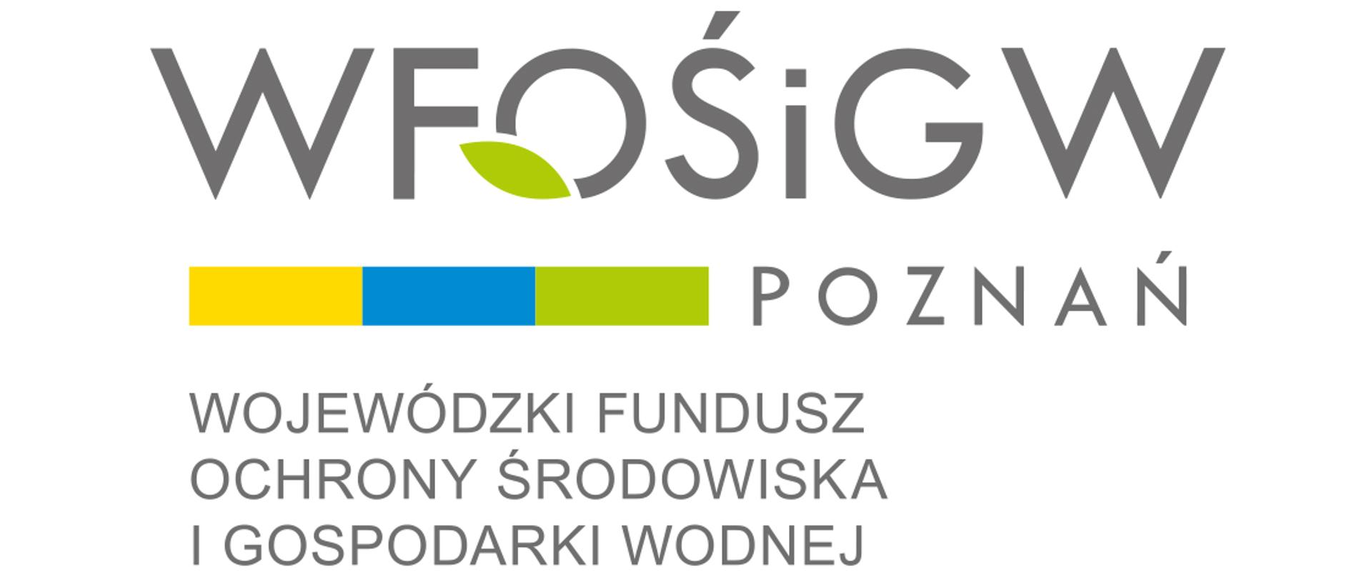 LOGO - Wojewódzki Fundusz Ochrony Środowiska i Gospodarki Wodnej w Poznaniu
