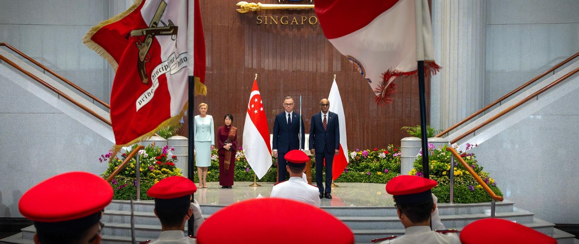 Oficjalne powitanie Prezydenta Andrzeja Dudy i Małżonki