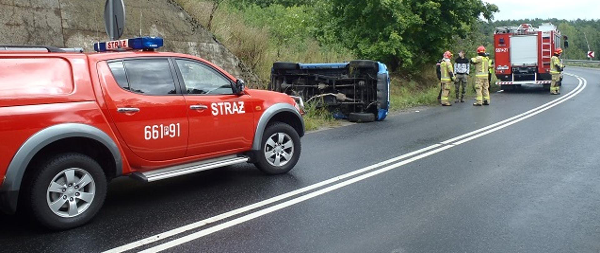 Złotów - zdarzenie drogowe wiadukt (DW 188)