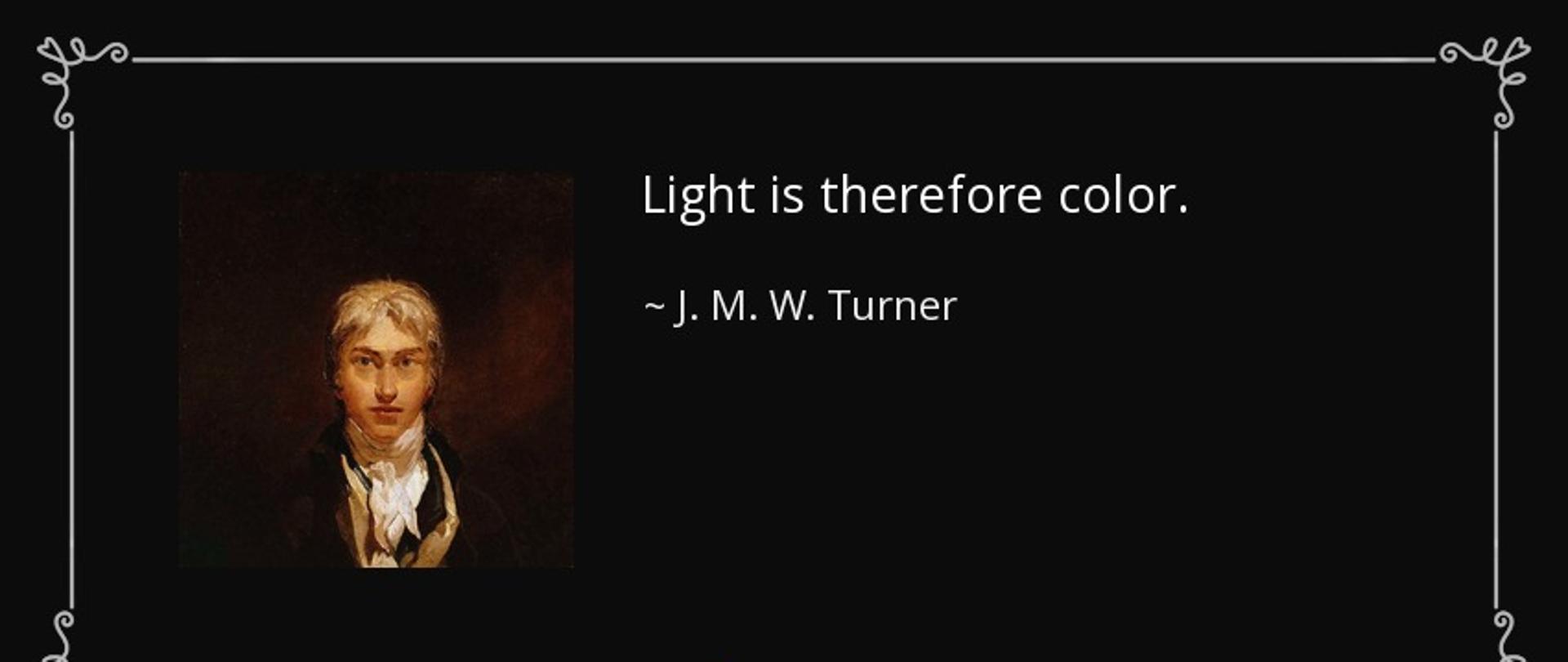 na czarnym tle portret mężczyzny i napis