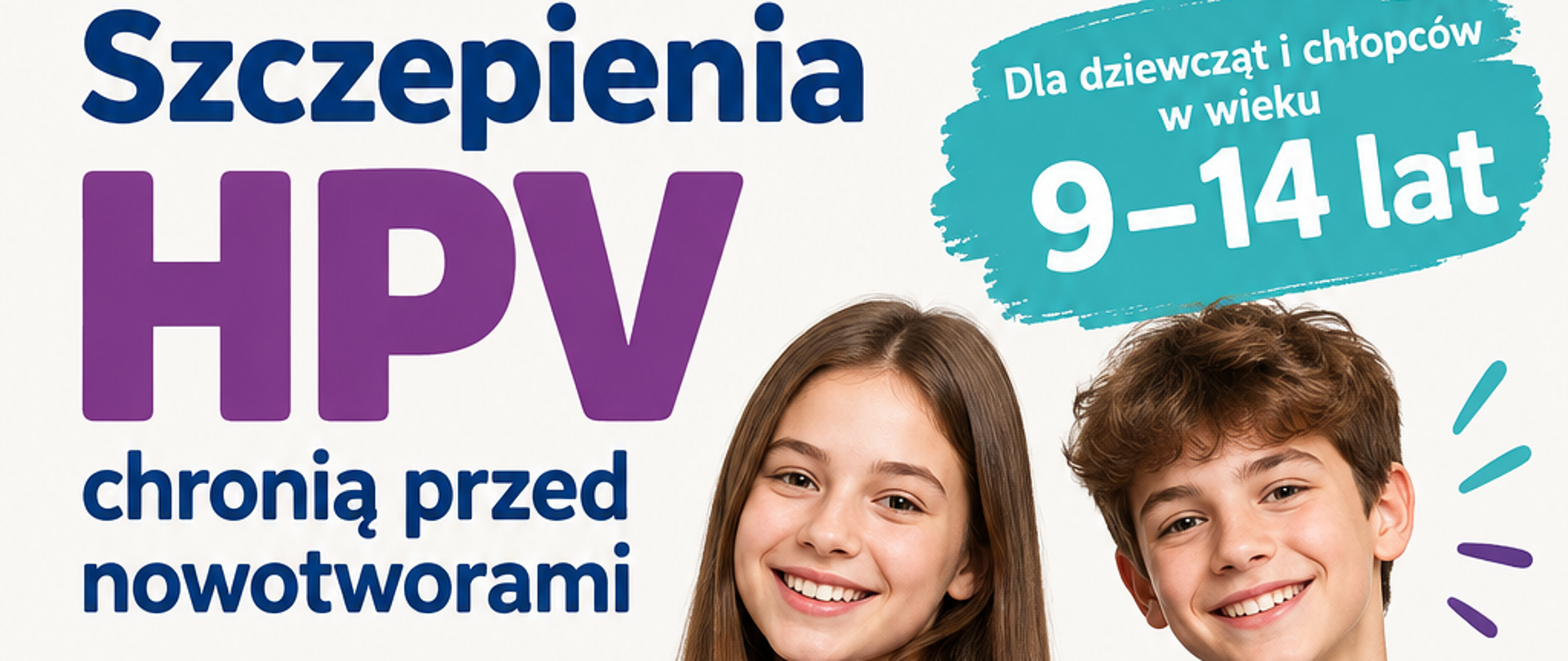 Szczepienia HPV dla dzieci w wieku 9-14 lat