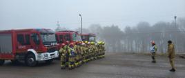 W ćwiczenia zaangażowane było sześć zastępów straży w obsadzie dwudziestu sześciu strażaków.