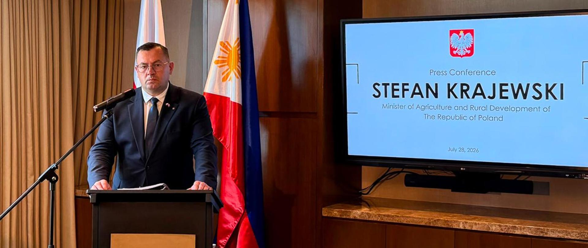Poland strengthens its presence on the Philippine market. Minister Stefan Krajewski visiting the Philippines