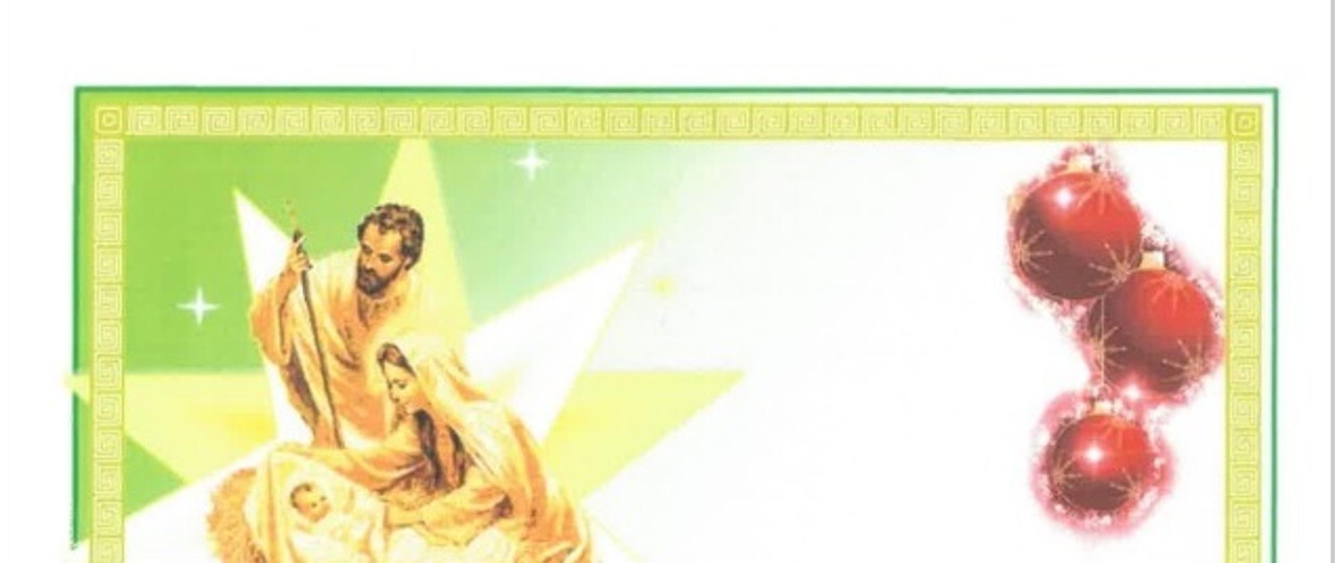 Życzenia Zachodniopomorskiego Komendanta Wojewódzkiego PSP z okazji świąt Bożego Narodzenia 2022