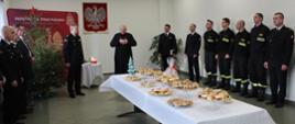 Spotkanie wigilijne w Komendzie Miejskiej Państwowej Straży Pożarnej w Siedlcach