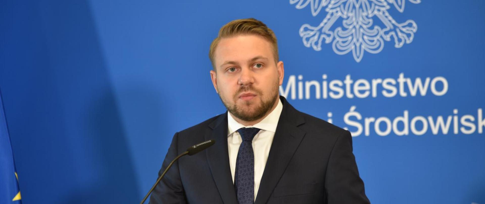 Wiceminister klimatu i środowiska Jacek Ozdoba