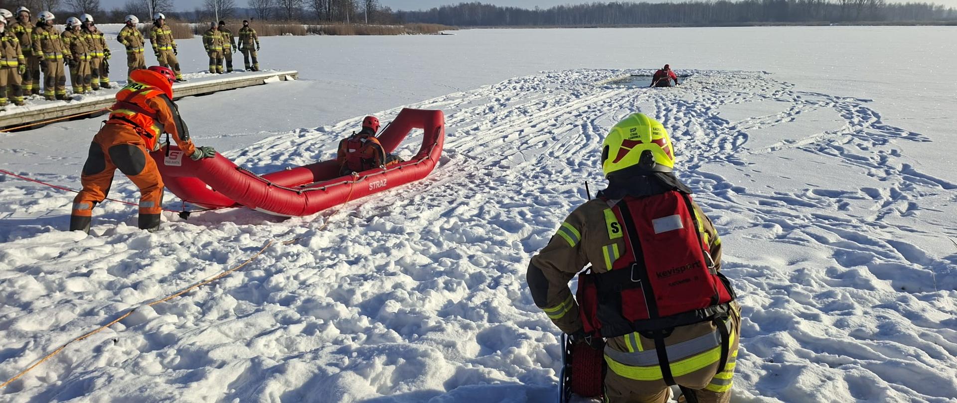 Ćwiczenia lodowe w Sokółce i Bobrze Wielkiej